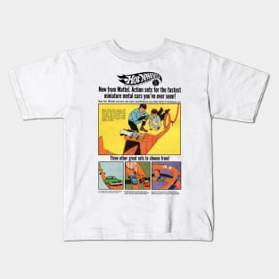 1968 Playing Metal Car With Friends Kids T-Shirt